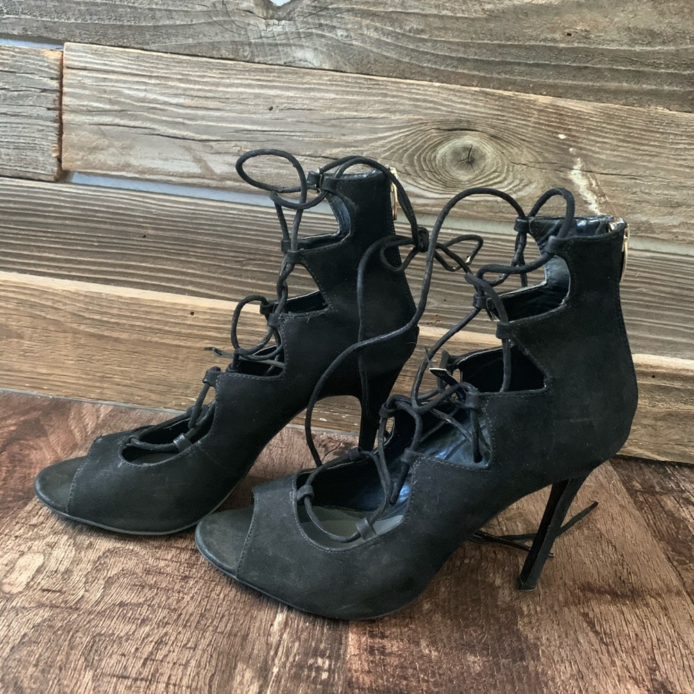 Aldo lace up heels